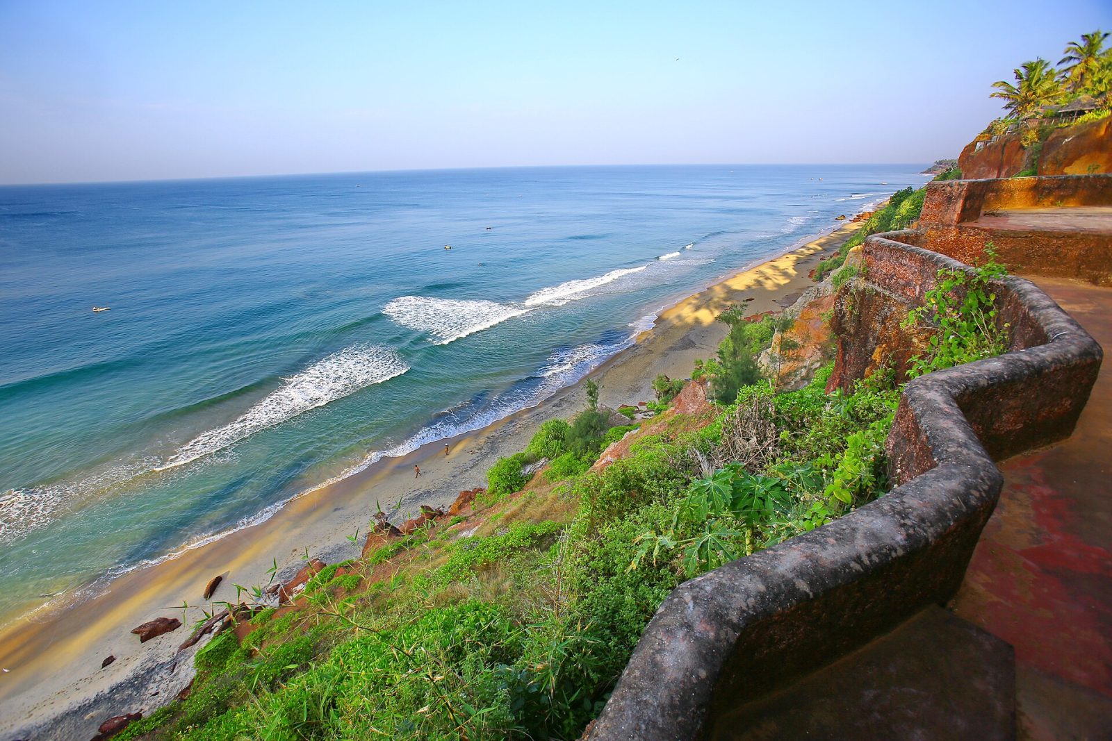 Varkala Cliff Beach