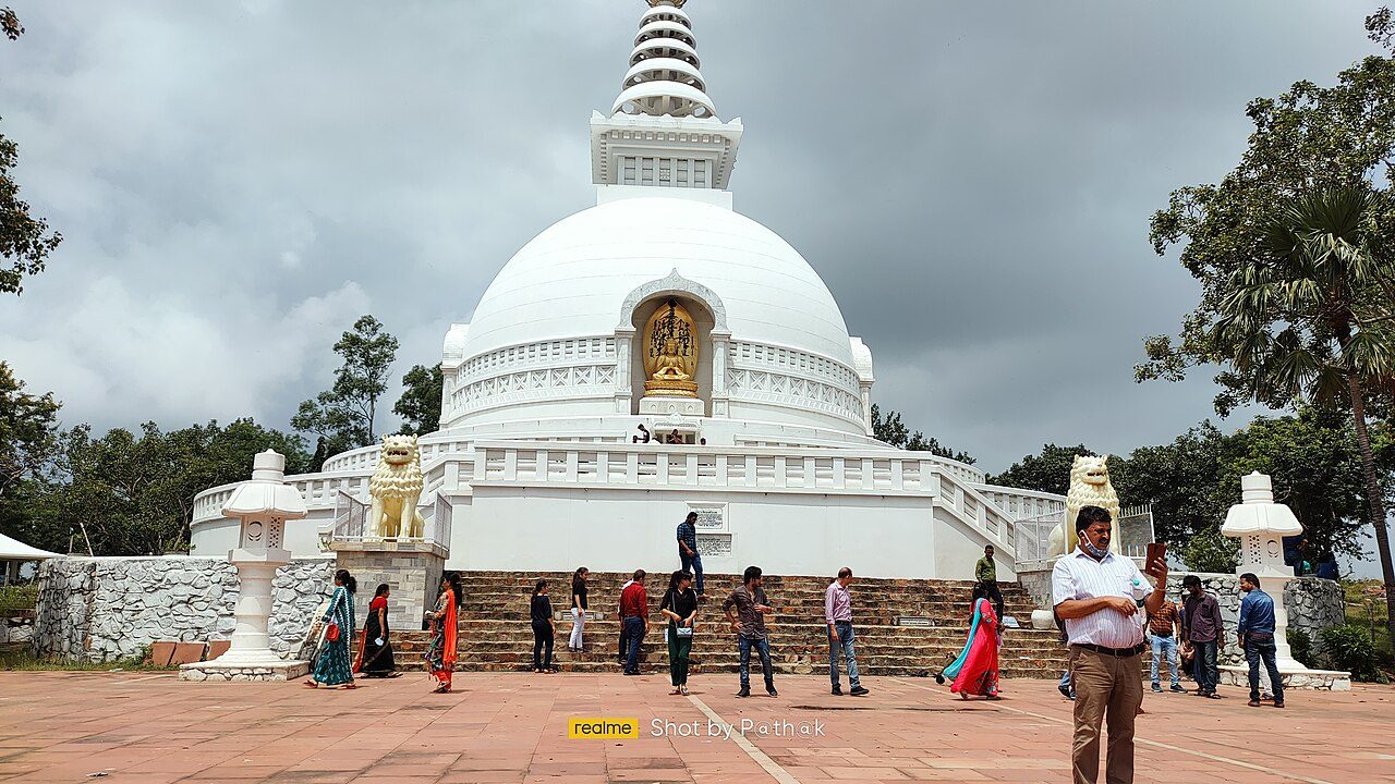 Vishwa Shanti Stupa Rajgir