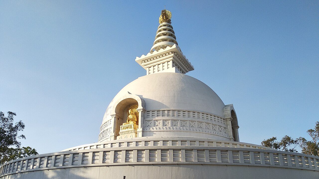 Vishwa Shanti Stupa Rajgir