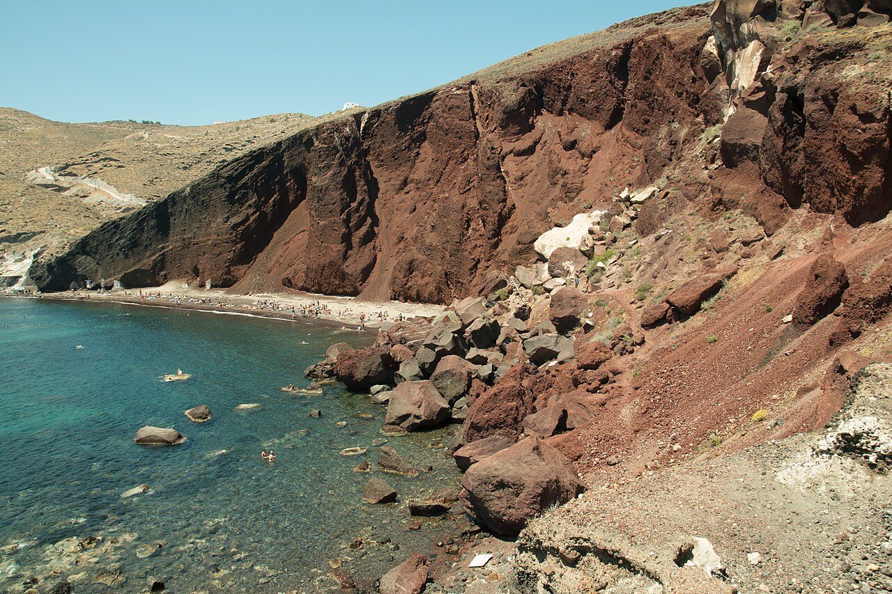 Red Beach Santorini