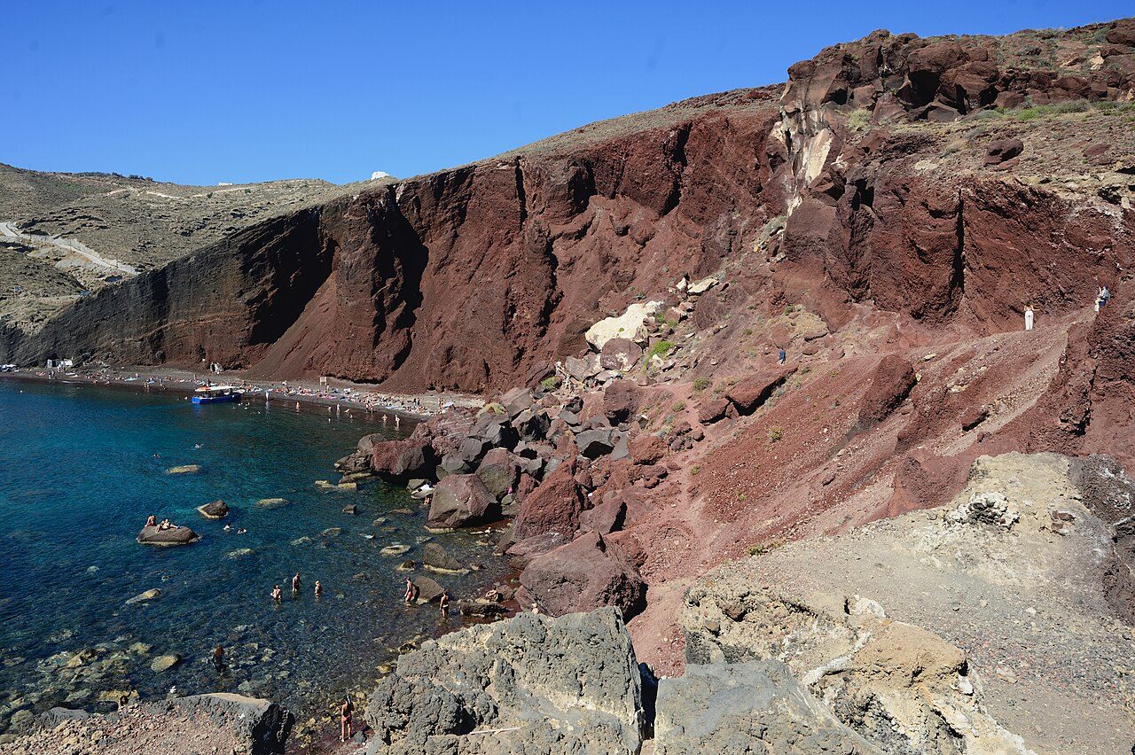 Red Beach Santorini