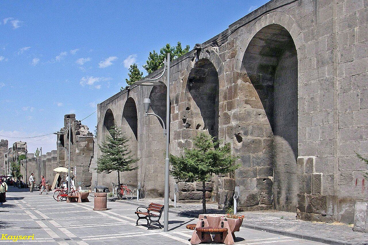 The walls of Kayseri.