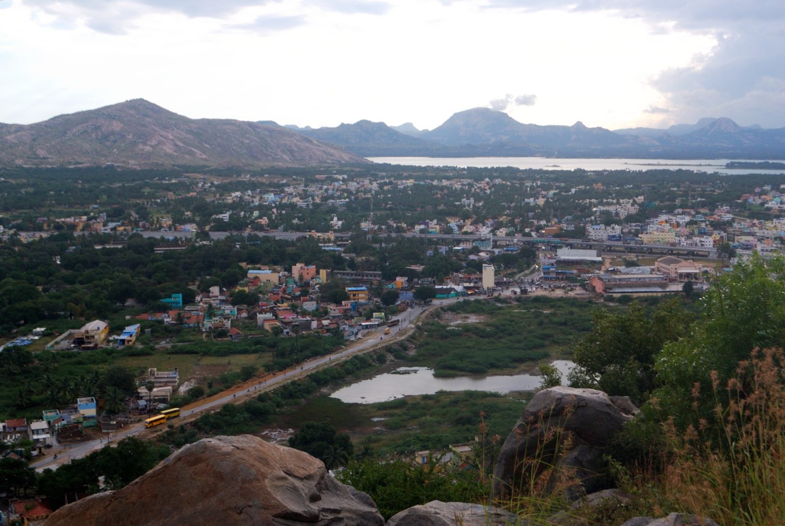 View over Krishnagiri from the fort.