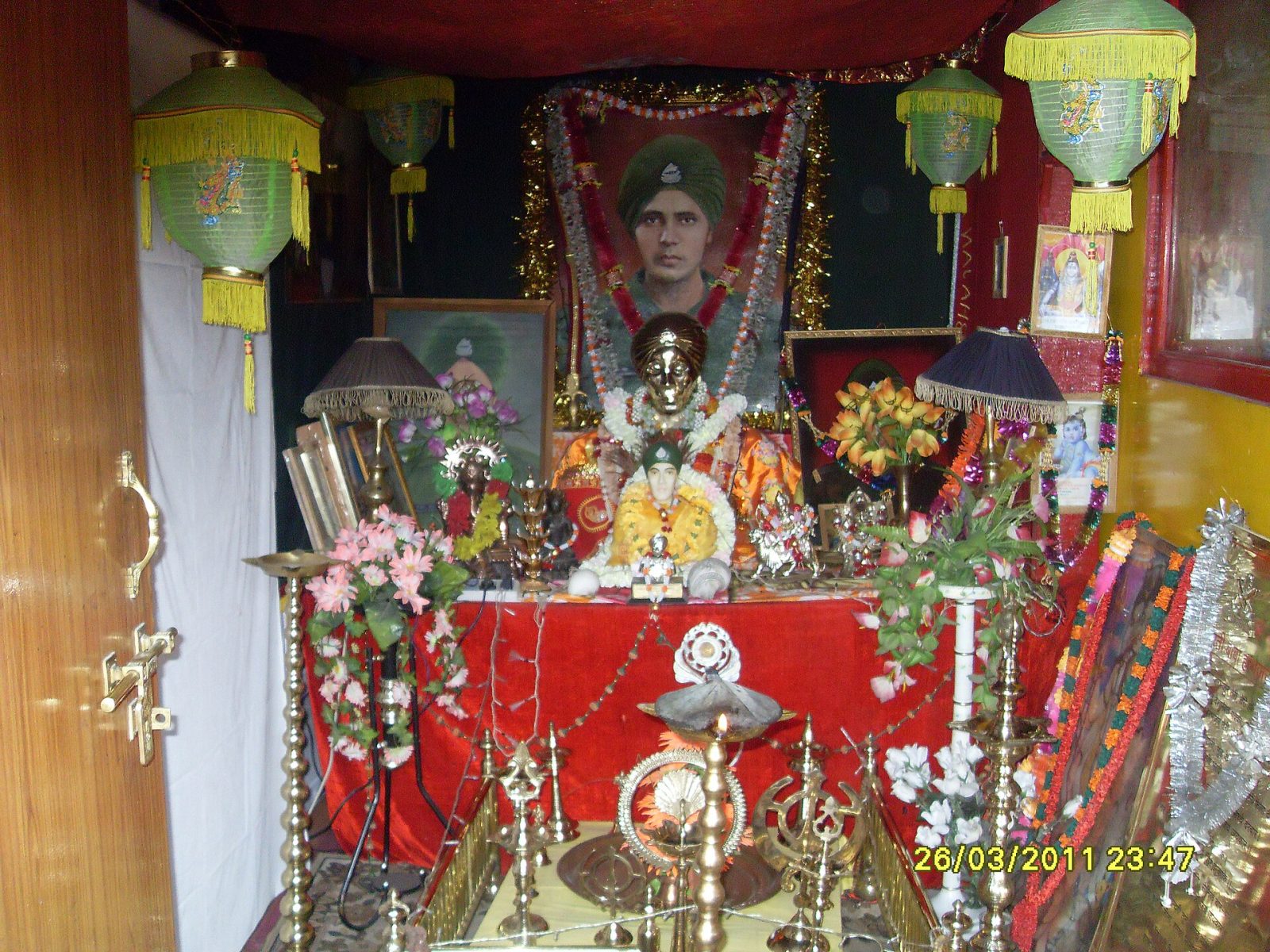 View of Baba Harbhajan Singh's shrine.